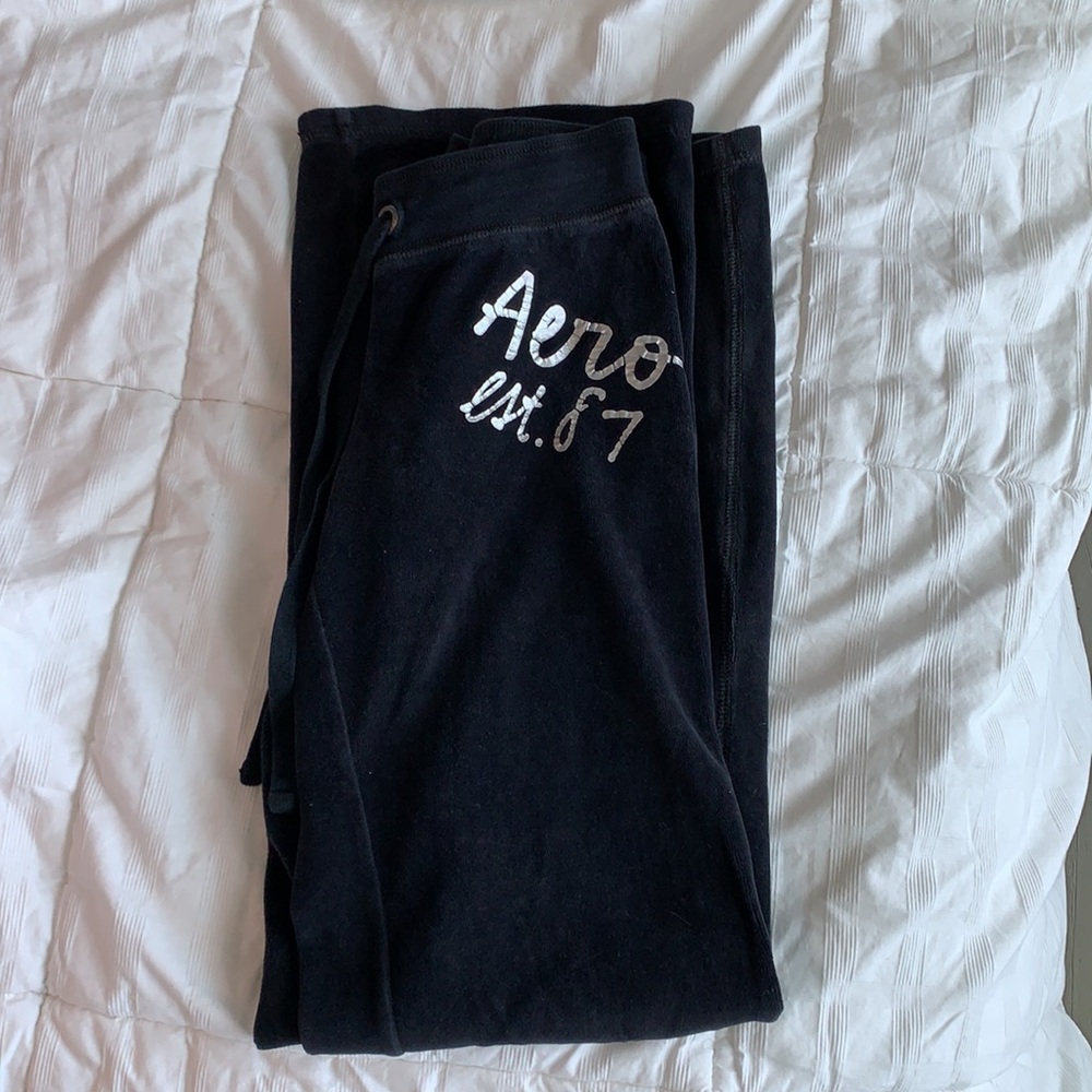 Soft velvet sweatpants